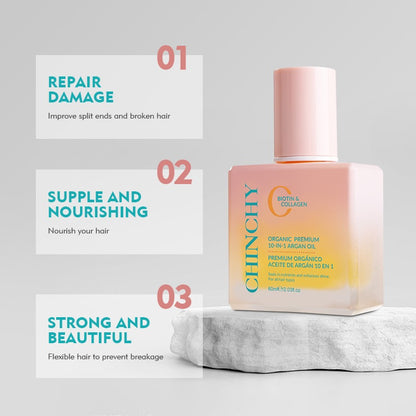 Chinchy Organic Premium 10-in-1 Hair Oil